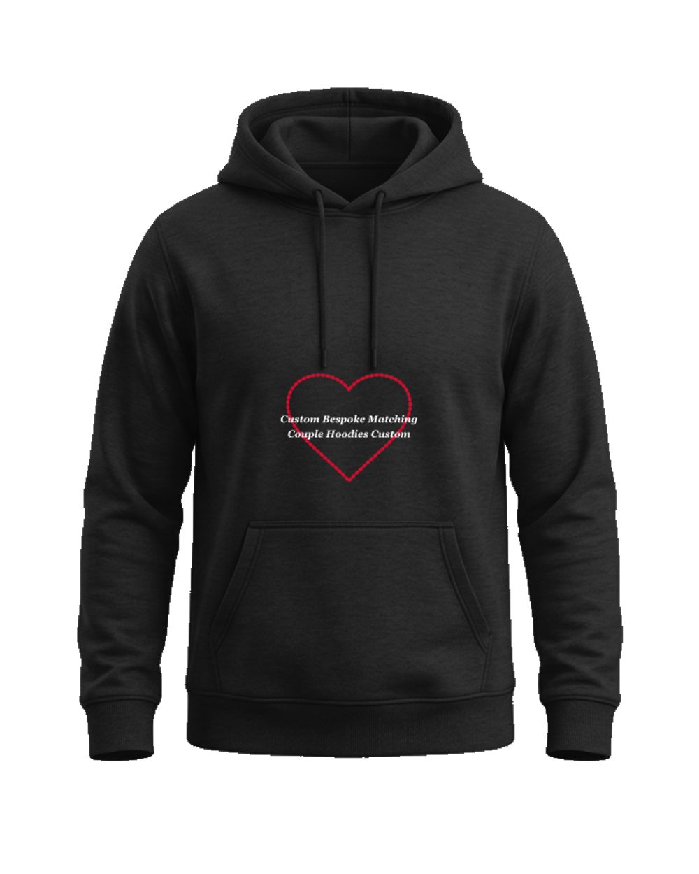 Custom Bespoke Matching Couple Hoodies Custom Embroidered Gift — matching couple hoodies