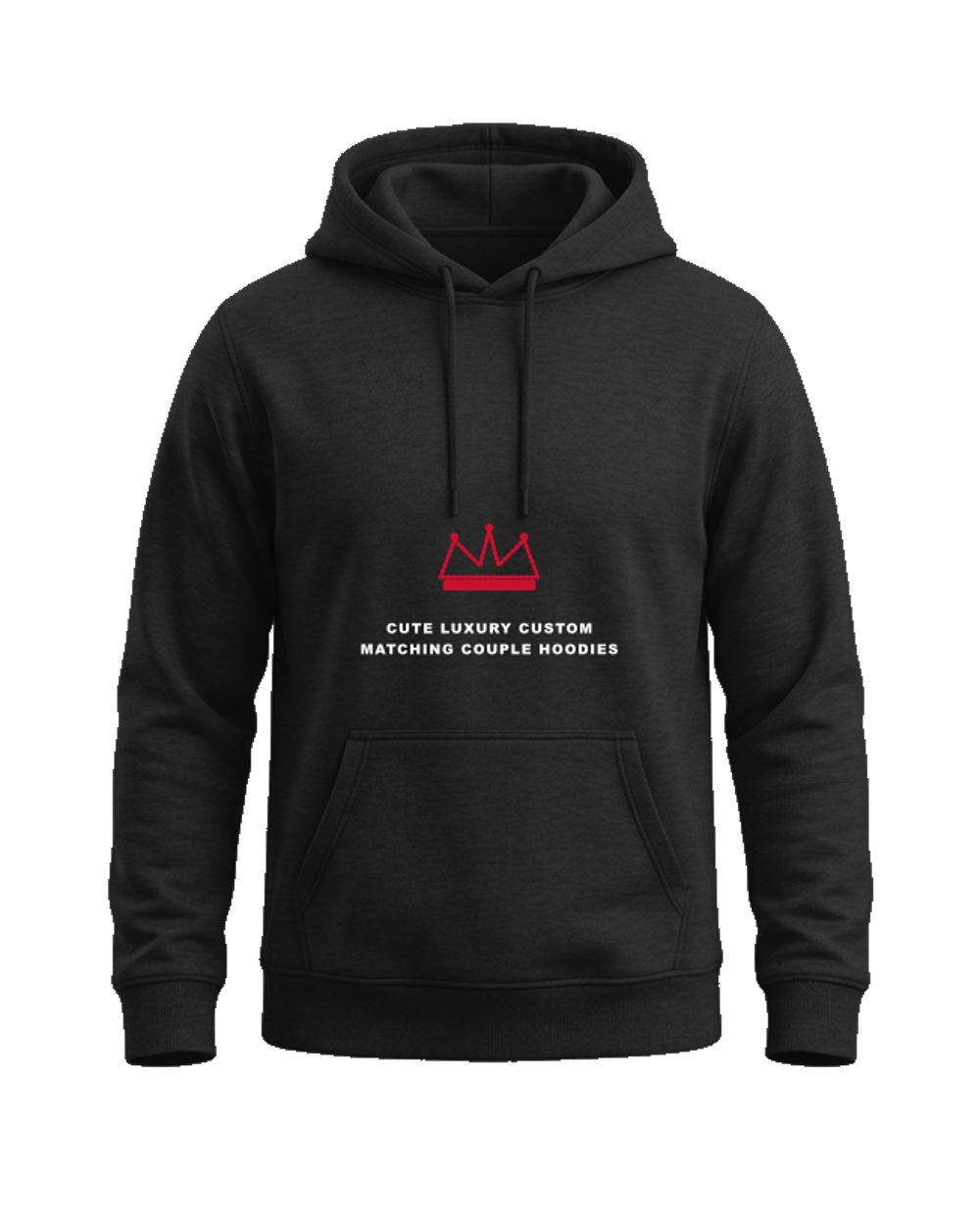 Cute Luxury Custom Matching Couple Hoodies Embroidered Gift Holiday — matching couple hoodies