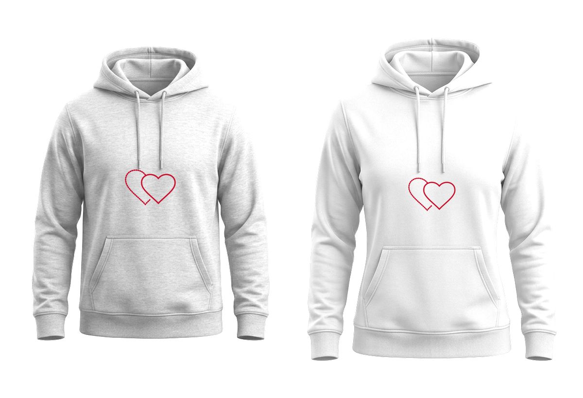 Two Hearts design