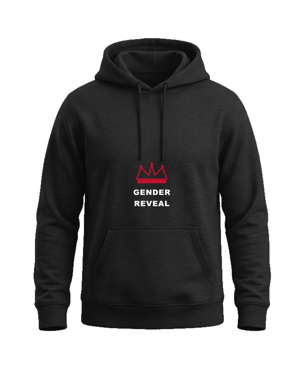 Gender Reveal Matching Couple Hoodies Blue Pink Gift