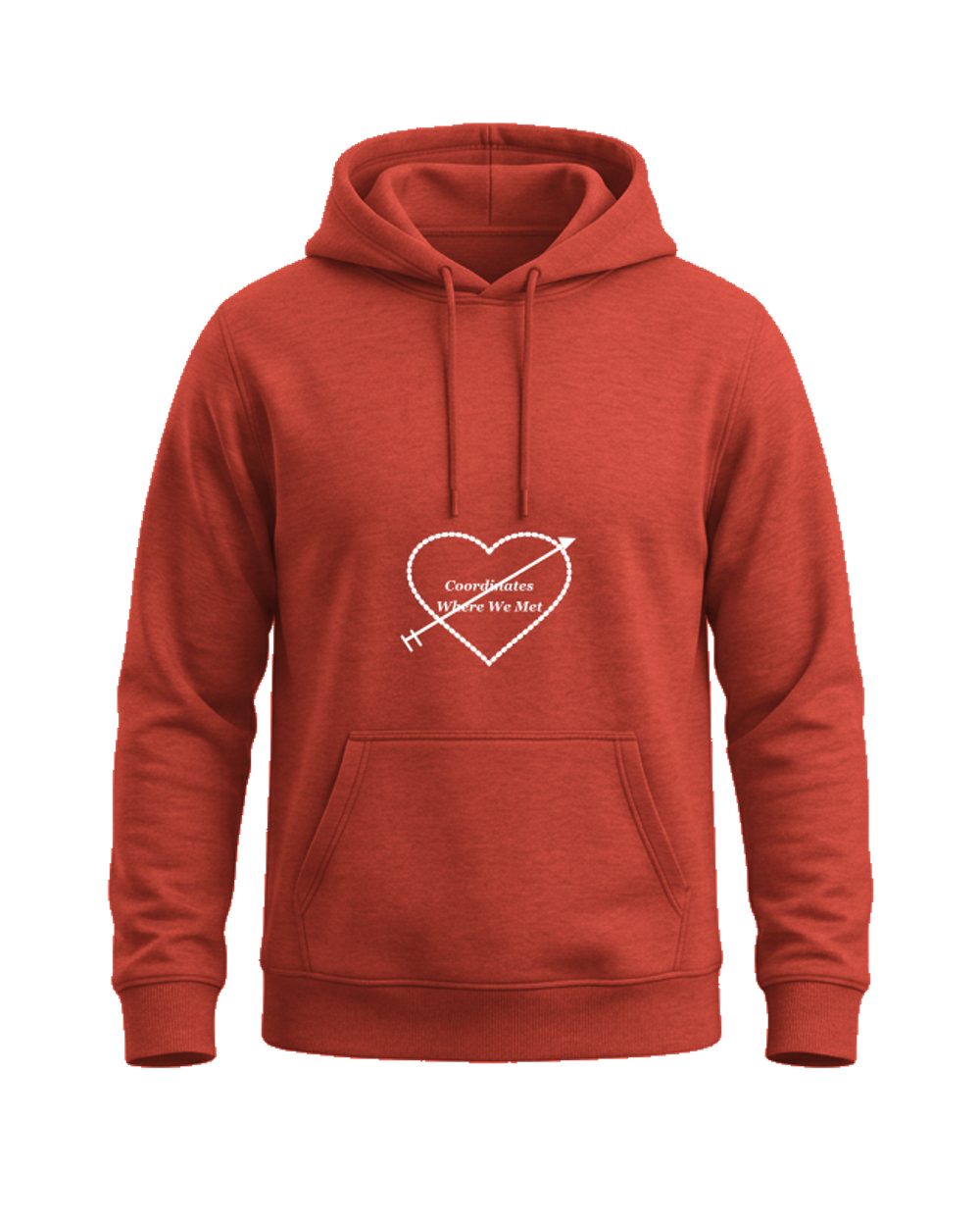His Hers Coordinates Where We Met Matching Couple Hoodies Gift Valentine — matching couple hoodies
