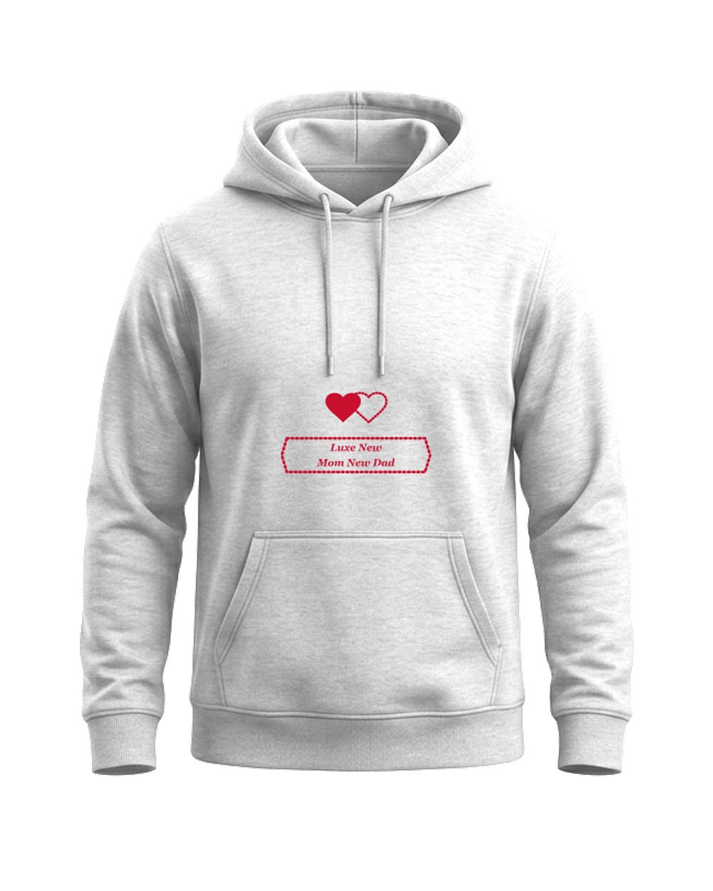 Luxe New Mom New Dad Matching Couple Hoodies Baby Gift Set — matching couple hoodies