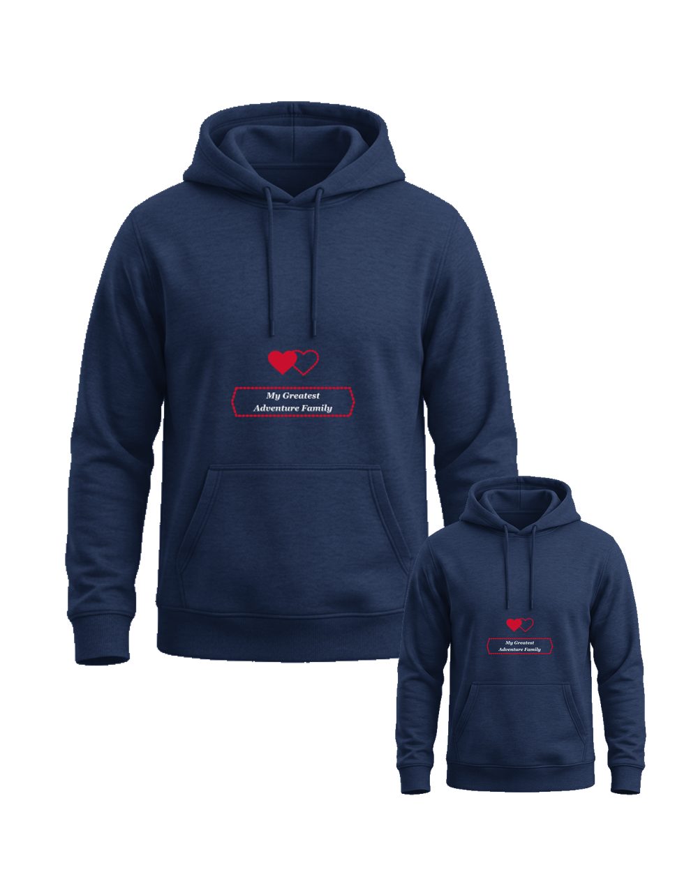My Greatest Adventure Family Matching Hoodies Gift