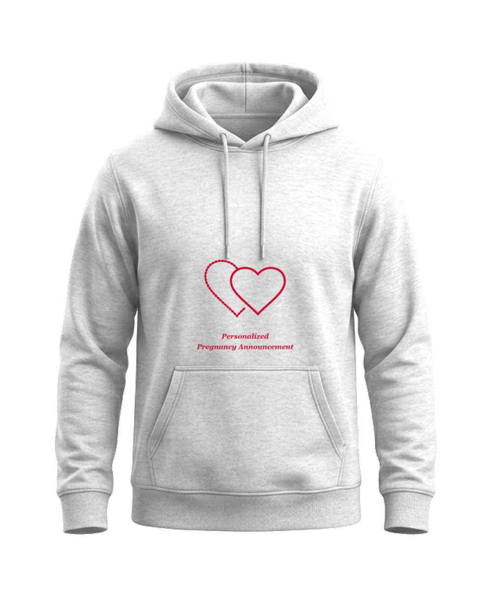 Personalized Pregnancy Announcement Matching Couple Hoodies Gift Holiday — matching couple hoodies