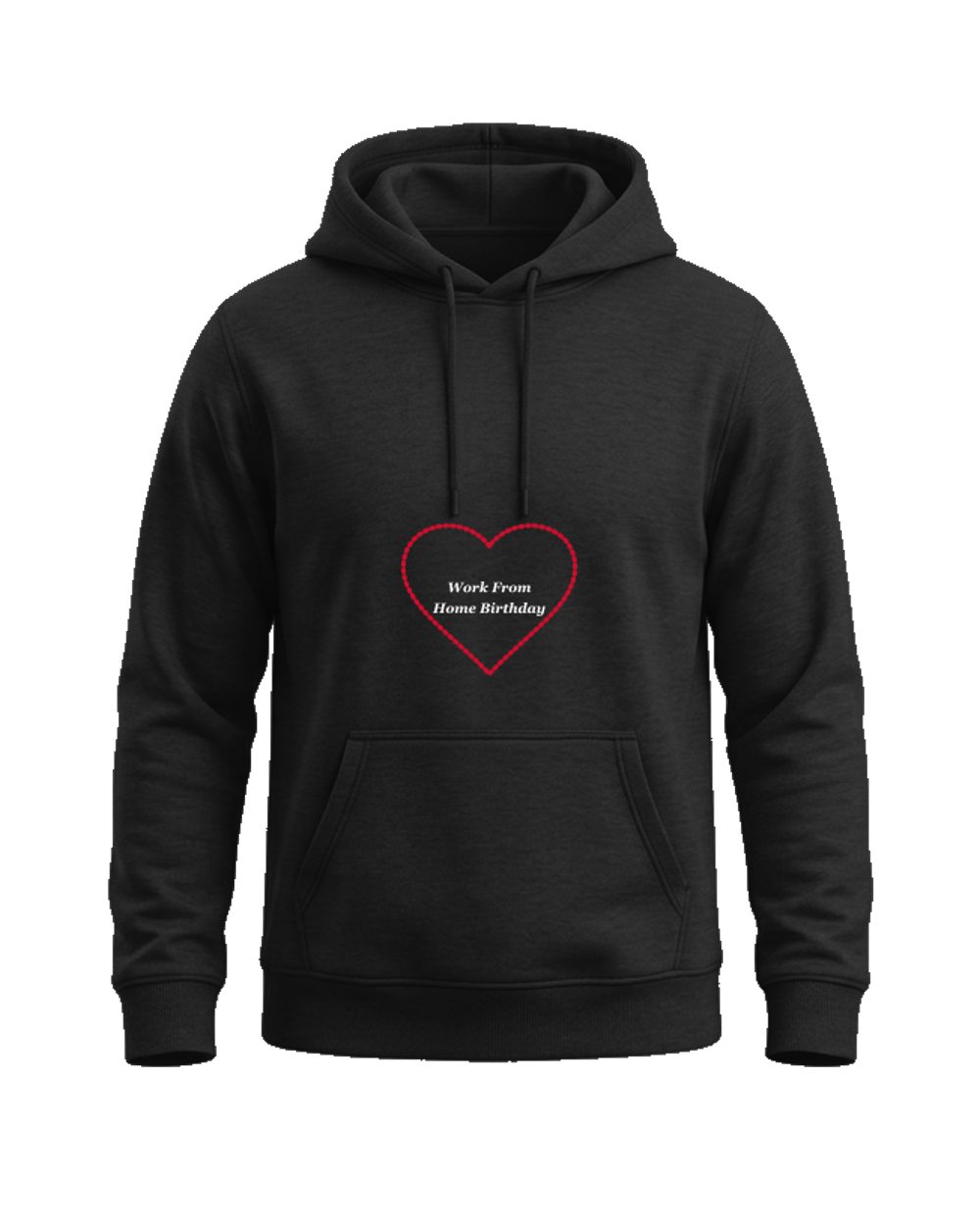 Romantic Remote Work Couple Matching Hoodies Work From Home Birthday — matching couple hoodies