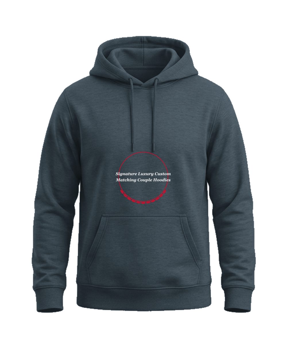 Signature Luxury Custom Matching Couple Hoodies Embroidered Gift — matching couple hoodies
