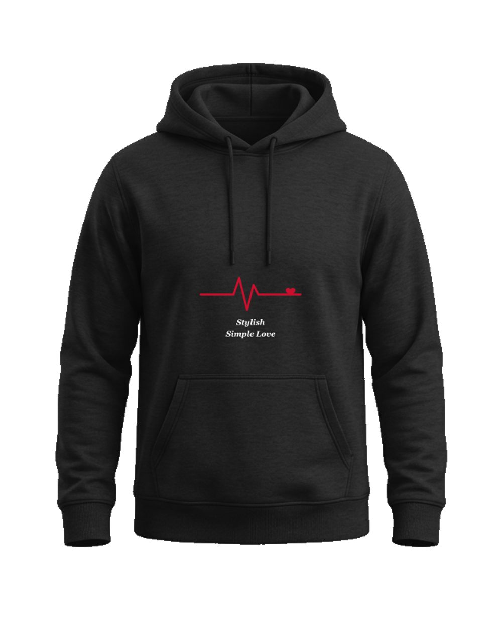 Stylish Simple Love Matching Couple Hoodies Minimal His Hers Gift — matching couple hoodies